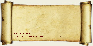 Anđela Terzija vizit kartica